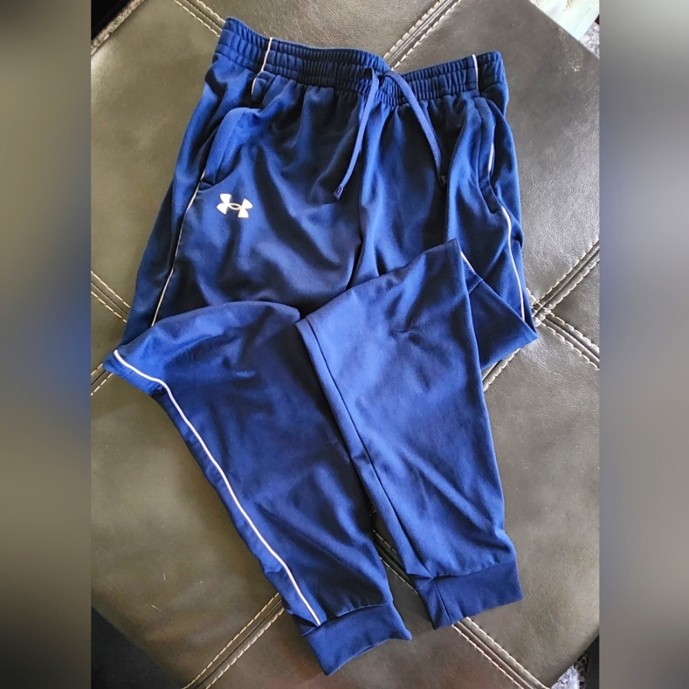 Boys L Blue Under Armour joggers